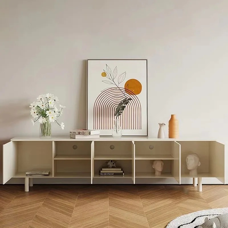 Interior Design Tv Room - Suporte de tv branco luxuoso, armazenamento