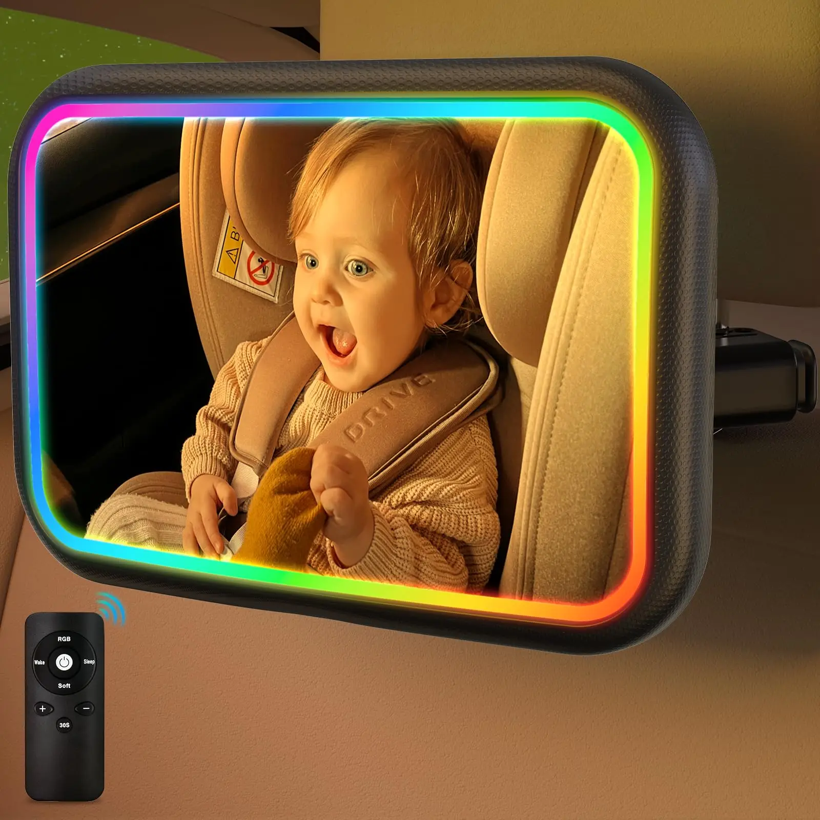 Interior Design Remote - Espelho de carro para bebê com
